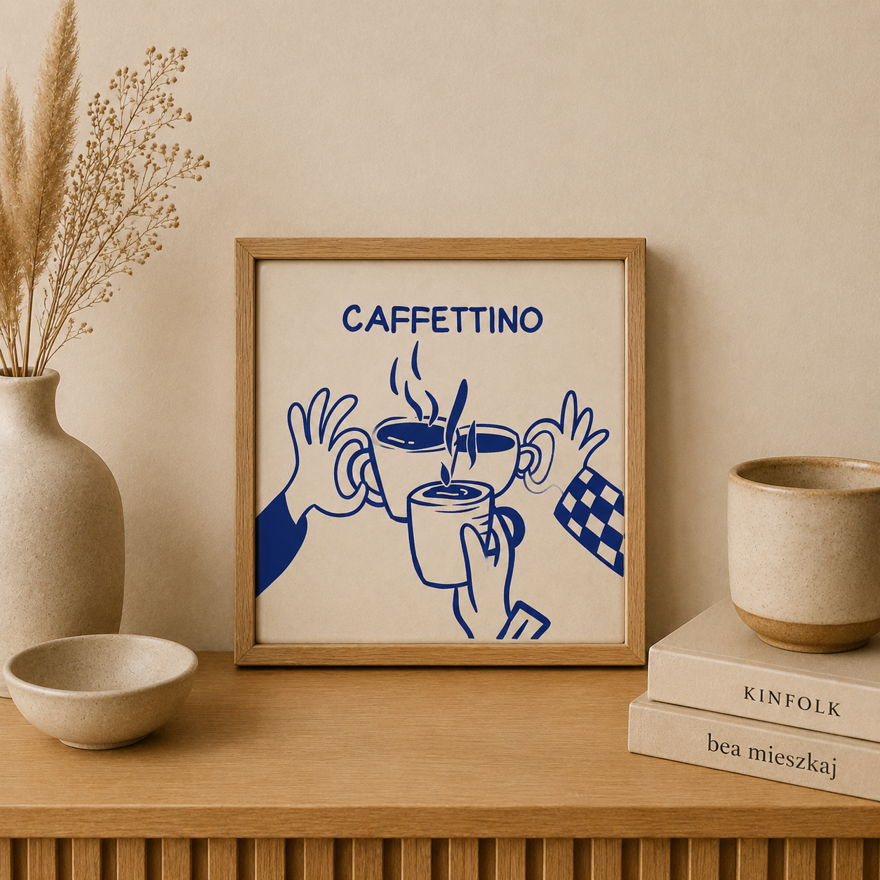 Ceramiczna płytka dekoracyjna Caffettino