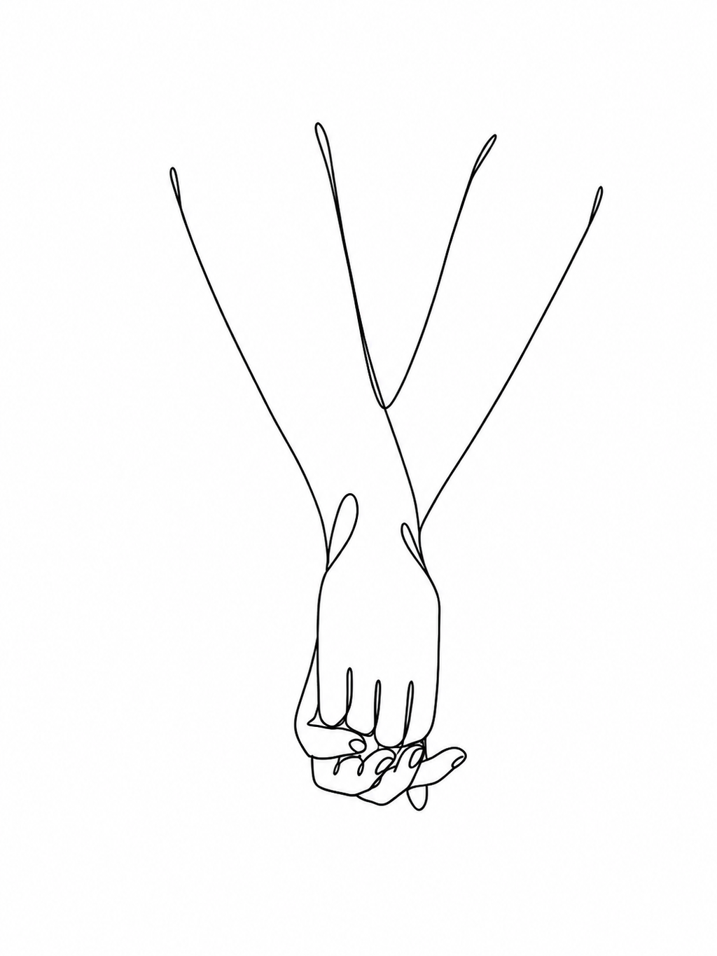 Ceramiczna płytka dekoracyjna Subtelna Miłość Line Art