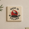 Ceramiczna płytka dekoracyjna Polski Bocian Retro