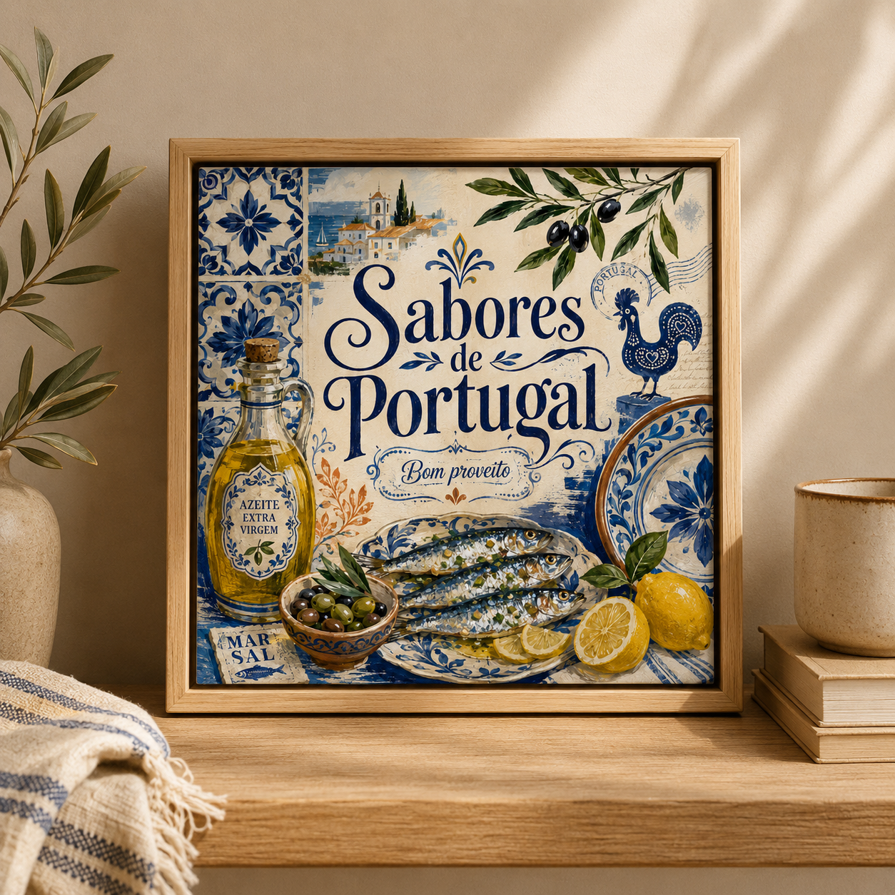 Ceramiczna płytka dekoracyjna Sabores de Portugal