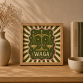 Ceramiczna płytka dekoracyjna Astrologiczna Waga