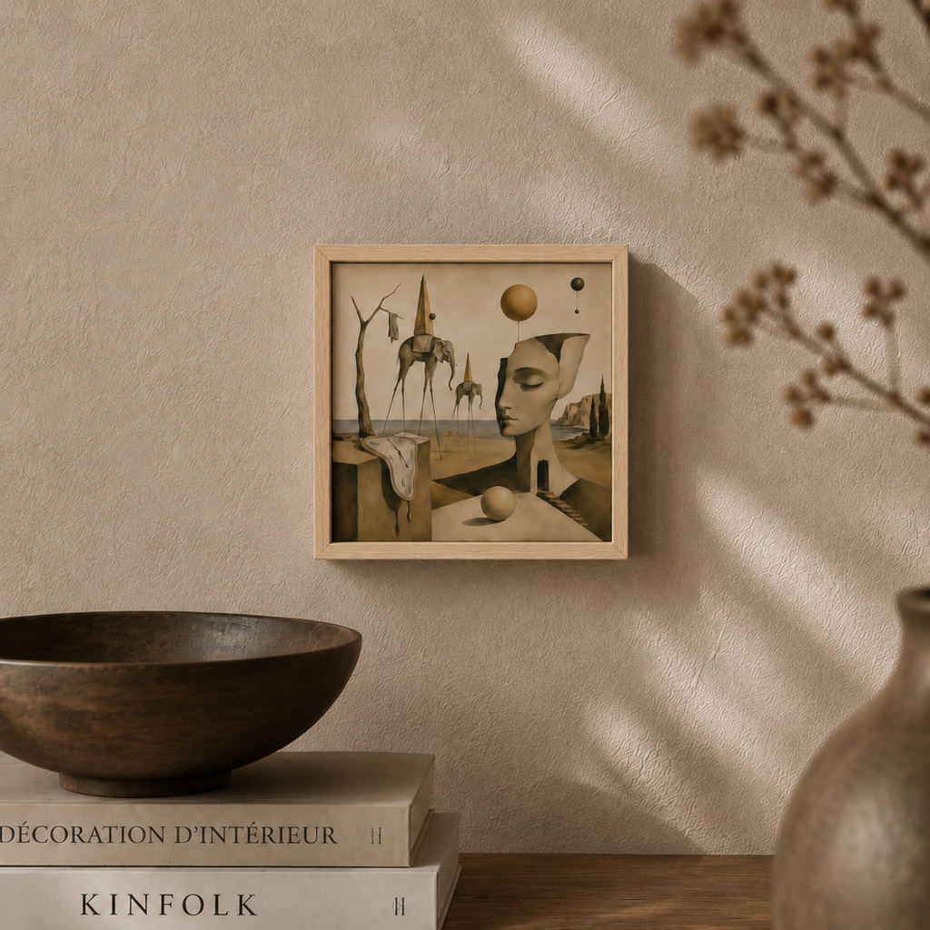 Ceramiczna płytka dekoracyjna Surrealistyczny Sen o Czasie