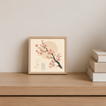 Ceramiczna płytka dekoracyjna Kwitnąca Sakura