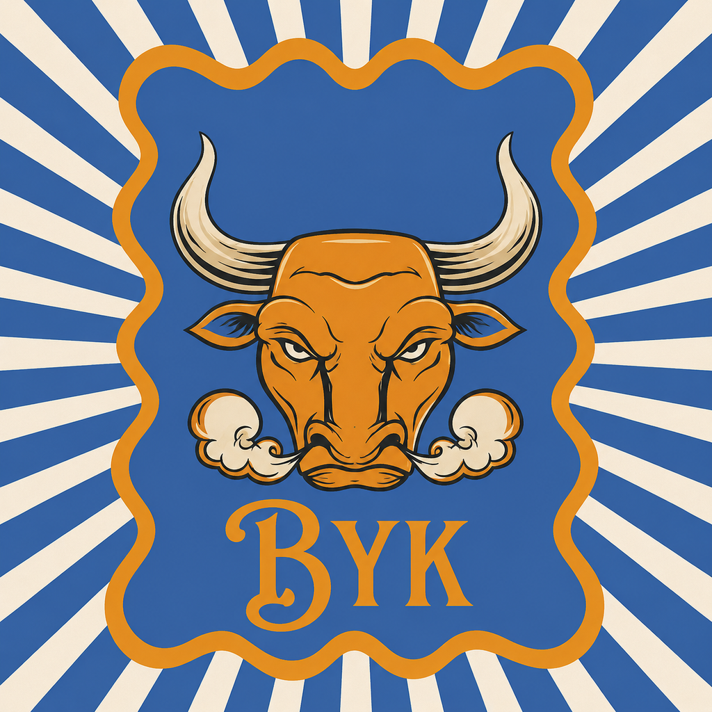Ceramiczna płytka dekoracyjna Mistyczny Byk