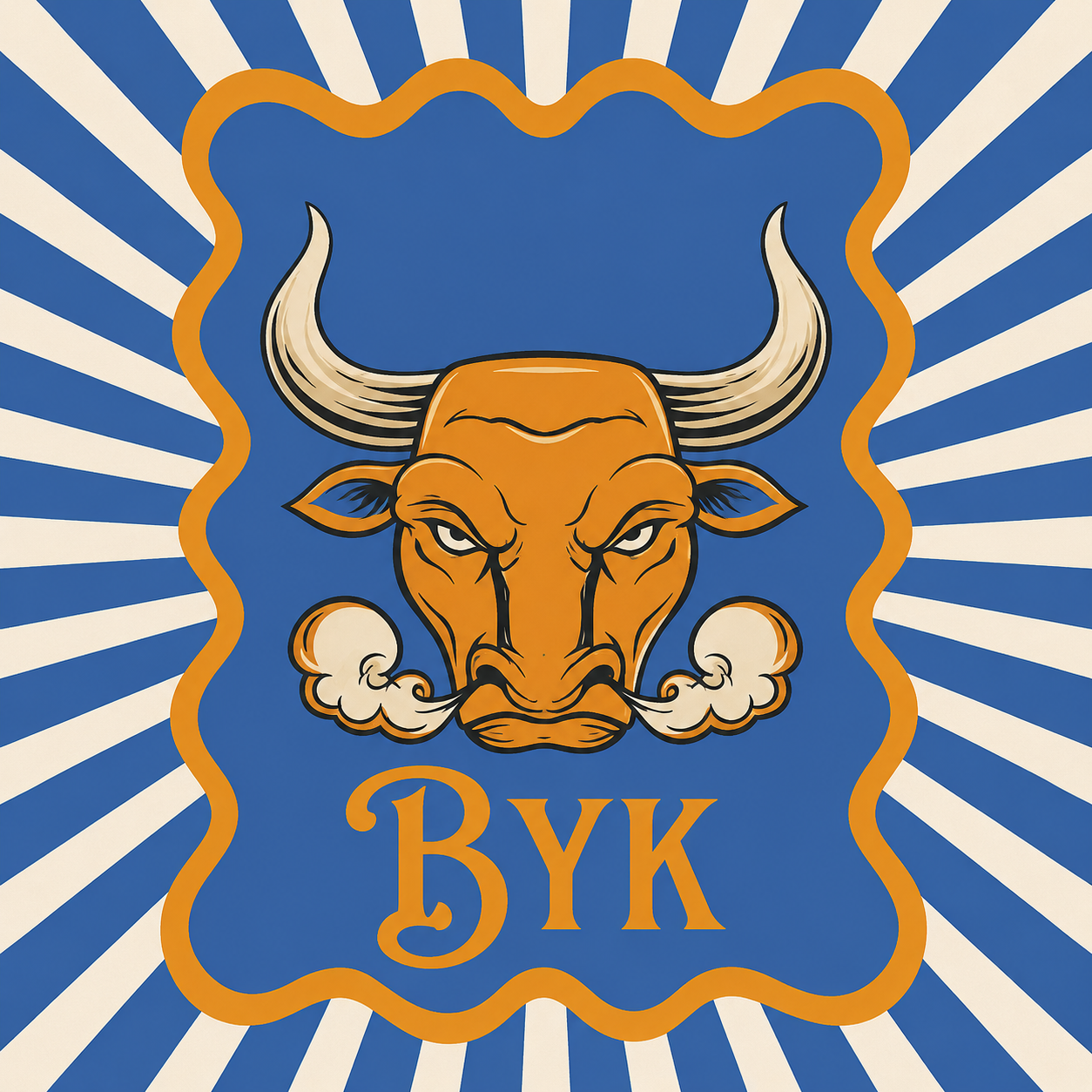 Ceramiczna płytka dekoracyjna Mistyczny Byk