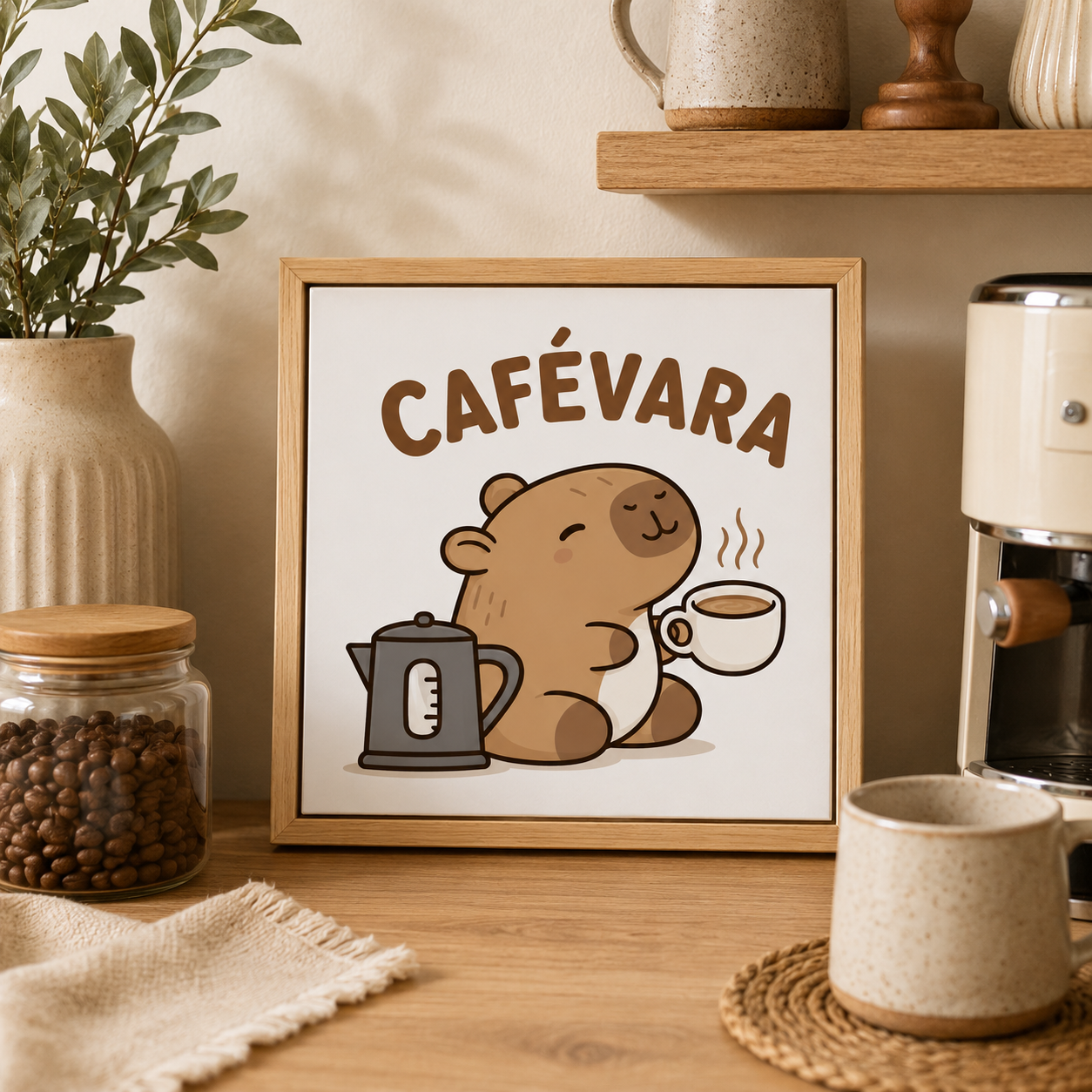Ceramiczna płytka dekoracyjna Cafévara