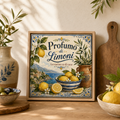Ceramiczna płytka dekoracyjna Włoskie Cytryny