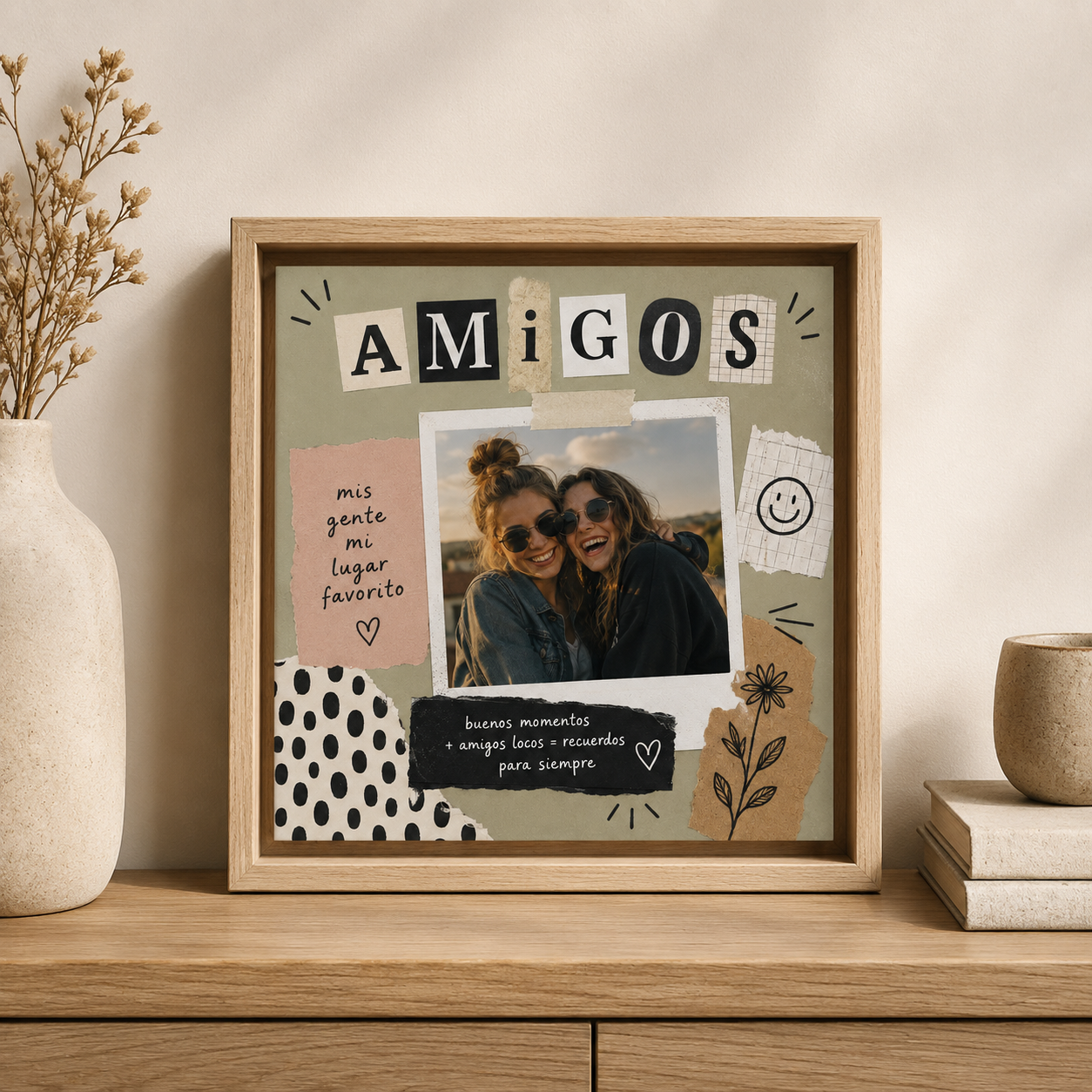 Ceramiczna płytka dekoracyjna Scrapbook Amigos
