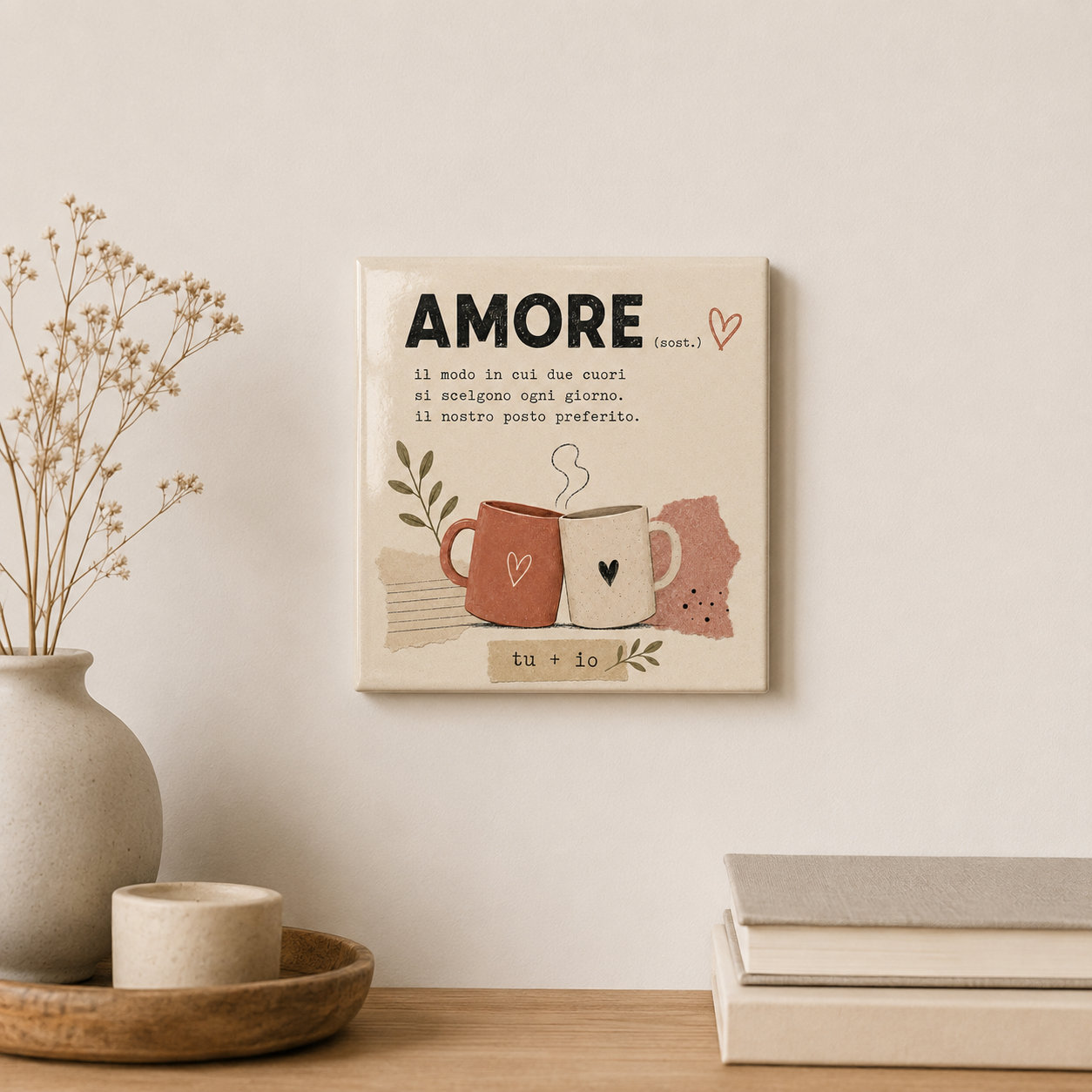 Ceramiczna płytka dekoracyjna Amore