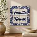Ceramiczne płytki dekoracyjne Rodzinne Azulejo